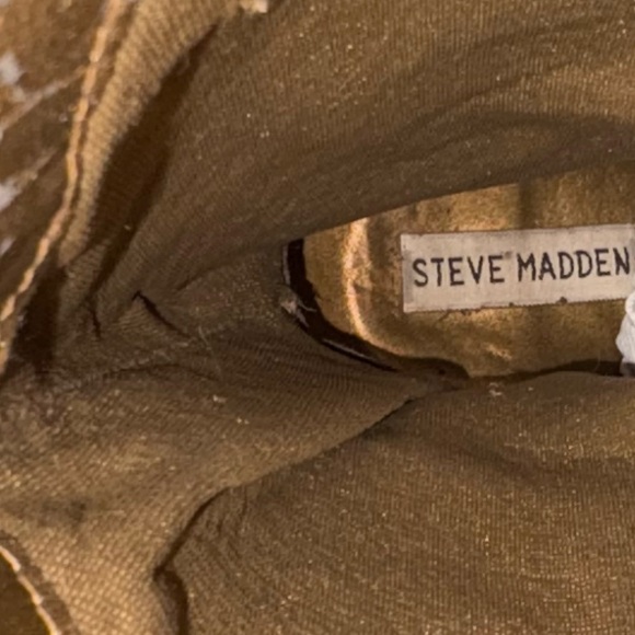 Steve Madden Gold Cowboy Boots - Picture 7 of 7